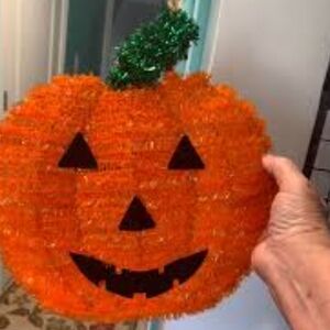 Festive Orange Pumpkin Decoration